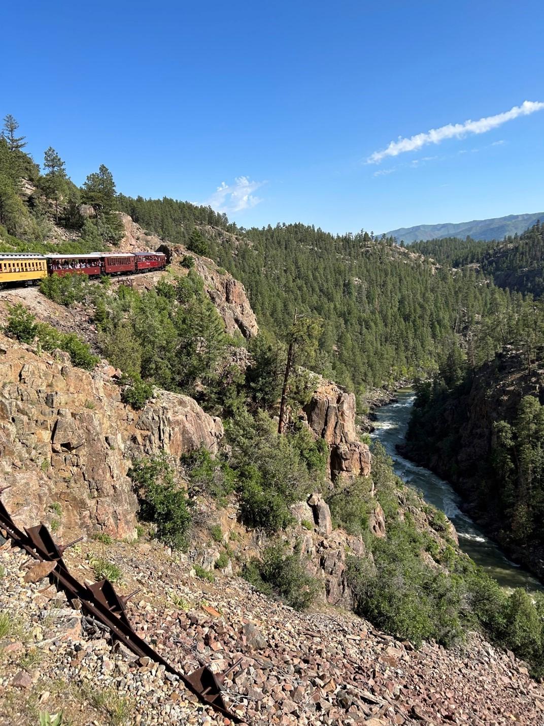 One of my favorite views from the Durango to Silverton train.