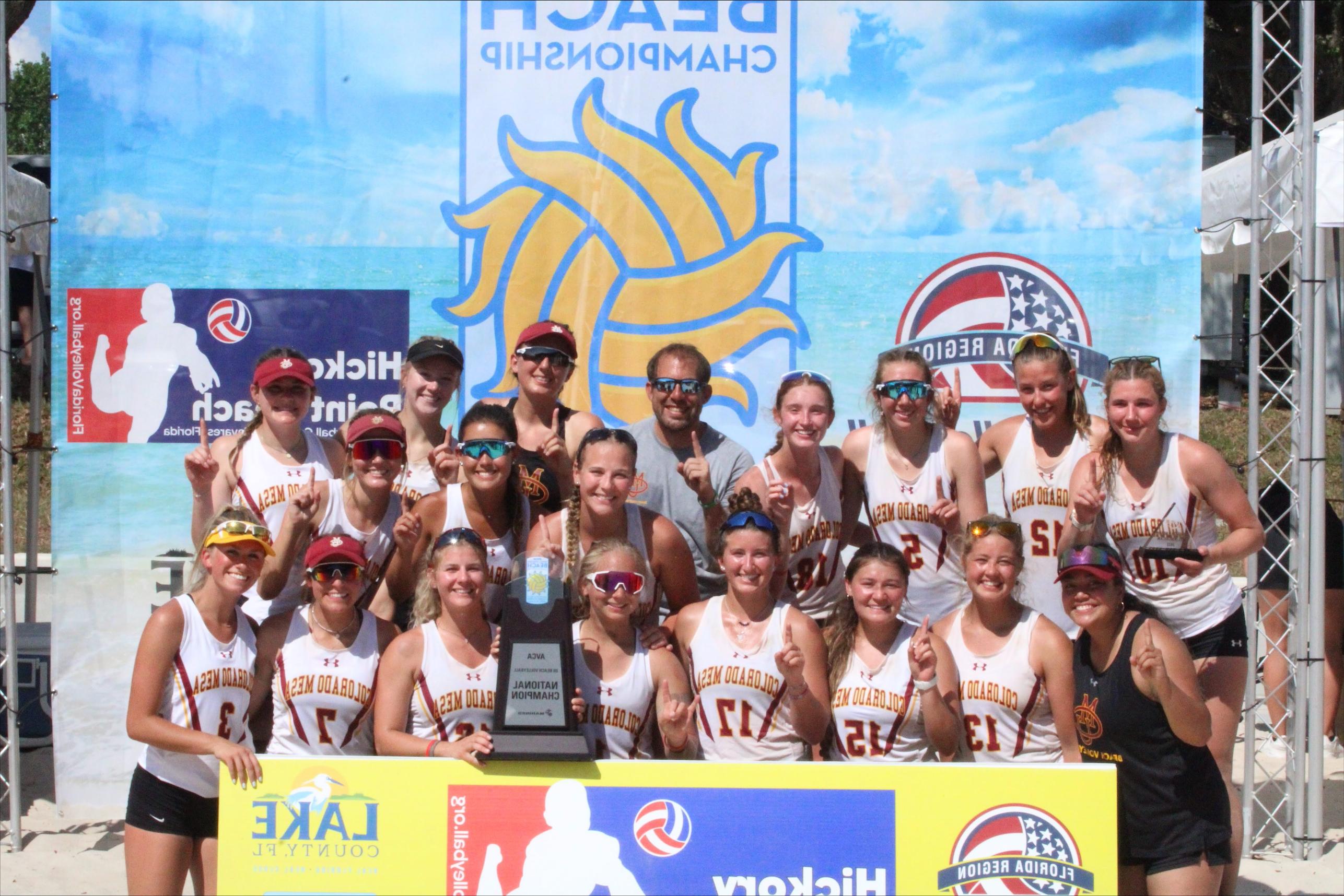 2022 AVCA Div. II Small College Beach National Champions